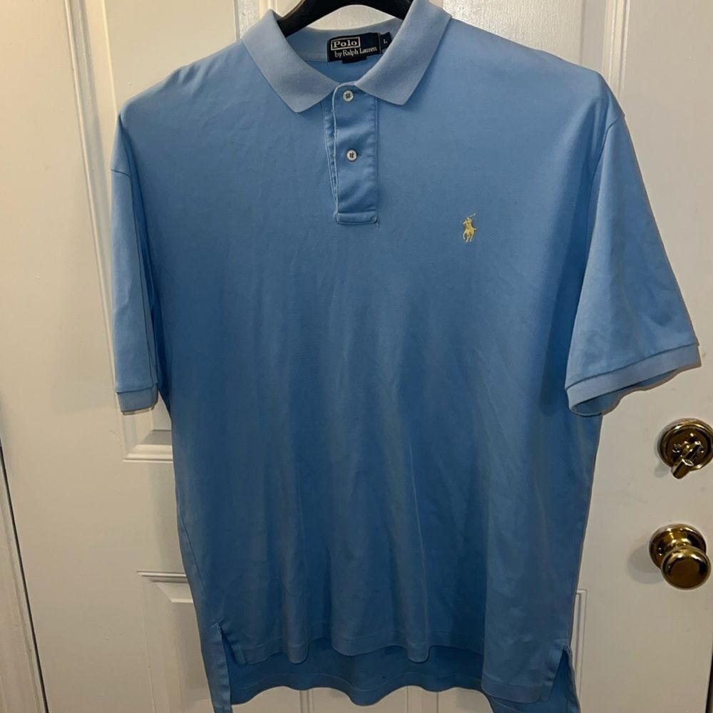 Polo Ralph Lauren shirt blue yellow